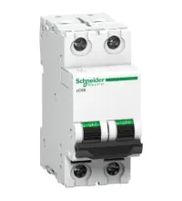 A9N2P25C - Miniature circuit breaker (MCB), Acti9 xC60, 2P, 25A, C curve, 10000A (IS/IEC60898-1) - Schneider Electric image 1
