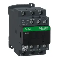 LC1D12BD - TeSys D contactor - 3P(3 NO) - AC-3 - 440 V 12 A - 24 V DC coil - Schneider Electric image 1