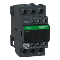 LC1D25M7 - TeSys D contactor - 3P(3 NO) - AC-3 - 440 V 25 A - 220 V AC coil - Schneider Electric image 1