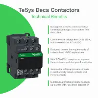 LC1D32M7 - TeSys D contactor - 3P(3 NO) - AC-3 - 440 V 32 A - 220 V AC coil - Schneider Electric image 2