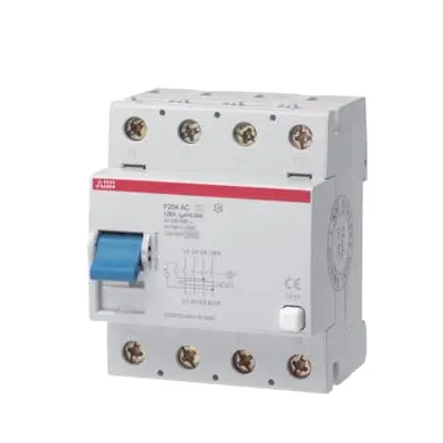 2CSF204001R2950 - Residual Current Circuit Breaker F200 - 4P - 100 mA - 125 A - Type AC - ABB