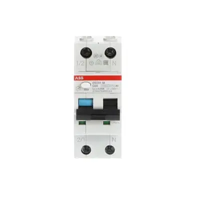 2CSR275080R1204 - Residual Current Circuit Breaker with Overcurrent Protection DS201 M - 1P+N - 30 mA - 20 A - C - Type AC - ABB