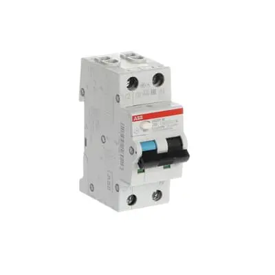 2CSR275480R2254 - RCCB with Overcurrent Protection DS201 M - 1P+N - 100 mA - 25 A - C - Type A APR - 10ms Delay - ABB