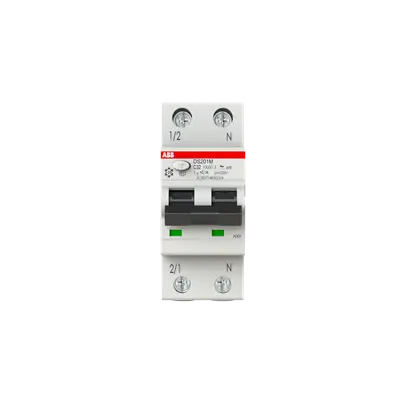 2CSR275480R2324 - RCCB with Overcurrent Protection DS201 M - 1P+N - 100 mA - 32 A - C - Type A APR - 10ms Delay - ABB