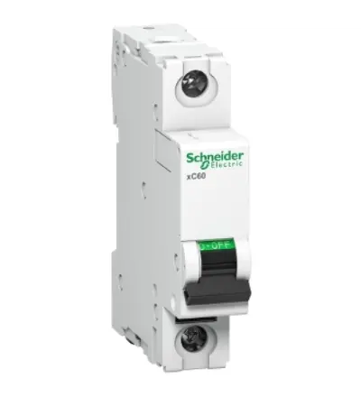 A9N1P63CGN - Miniature circuit breaker (MCB), Acti9 xC60, 1P, 63A, C curve, 10000A (IS/IEC60898-1) - Schneider Electric
