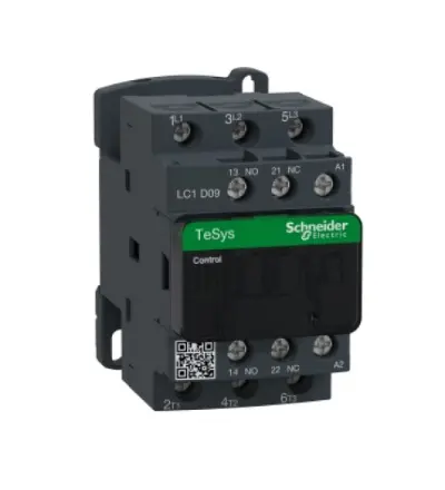 LC1D09F7 - TeSys D contactor - 3P(3 NO) - AC-3 - 440 V 9 A - 110 V AC coil - Schneider Electric