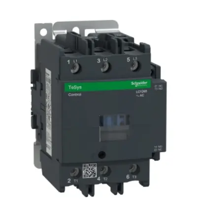 LC1D95F7 - TeSys D contactor - 3P(3 NO) - AC-3 - 440 V 95 A - 110 V AC 50/60 Hz coil - Schneider Electric