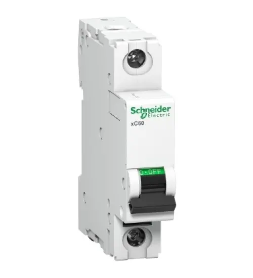 A9N1P32B - Miniature circuit breaker (MCB), Acti9 xC60, 1P, 32A, B curve, 10000A (IS/IEC60898-1) - Schneider Electric