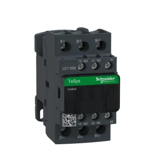 LC1D32F7 - TeSys D contactor - 3P(3 NO) - AC-3 - 440 V 32 A - 110 V AC coil - Schneider Electric