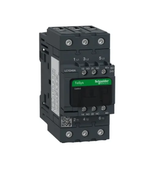 LC1D40ABD - TeSys D contactor - 3P(3 NO) - AC-3 - 440 V 40 A - 24 V DC standard coil - Schneider Electric